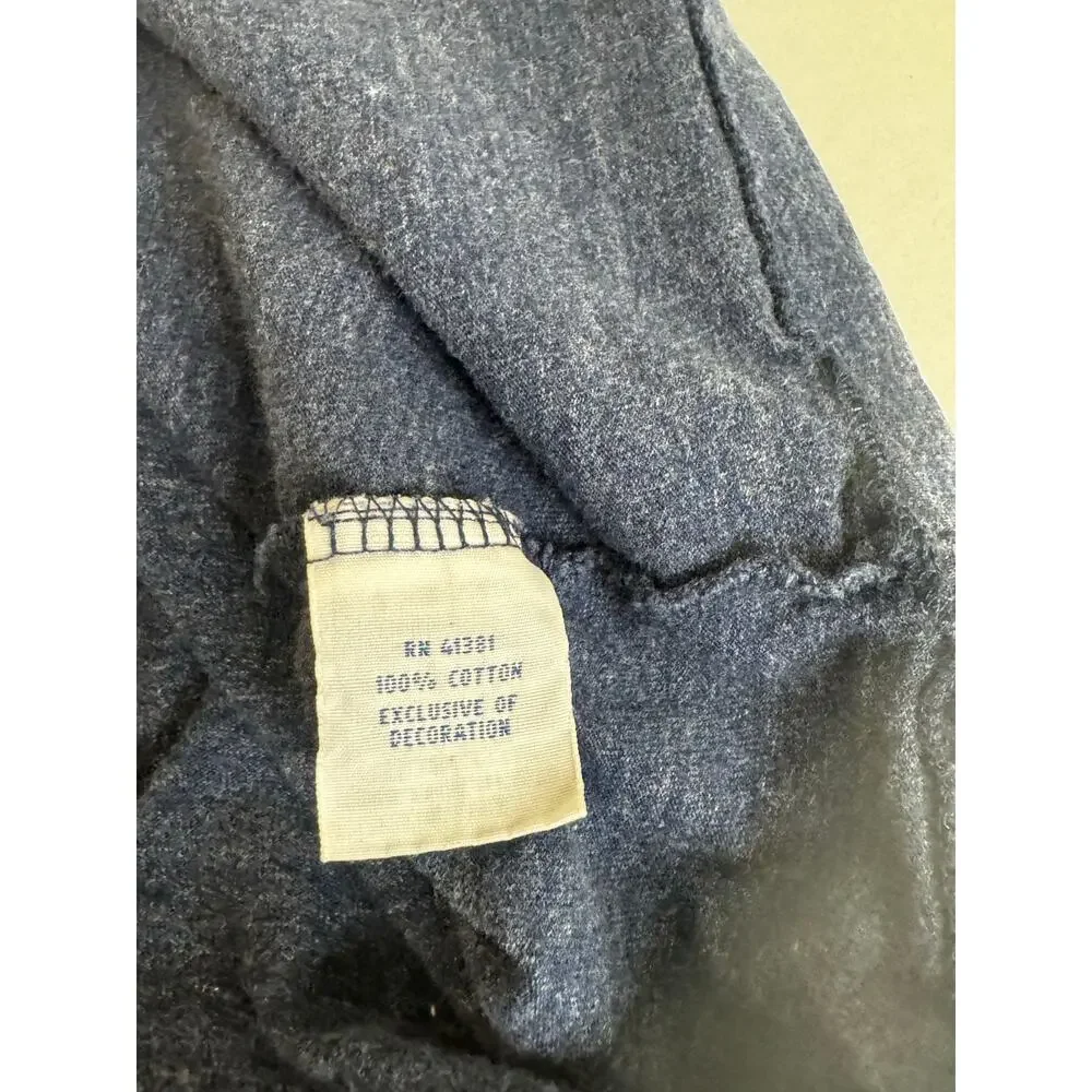 Polo Ralph Lauren Men's Shirt Long Sleeve T-shirt Heather Blue‎ Size Large